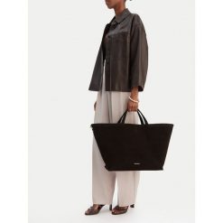 Torebka GINO ROSSI. Brązowe shopper Gino Rossi, bez wzorów, bez dodatków. Za 659.99 zł.