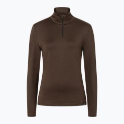 Longsleeve termoaktywny damski BOGNER FIRE+ICE Margo 2. Brązowe bielizna sportowa bez wzorów. Za 429.99 zł.