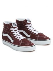 Vans Skórzane sneakersy "SK8-Hi" w kolorze brązowym rozmiar: 42,5. Brązowe trampki Vans, bez wzorów, za kostkę, bez zapięcia. Za 179.80 zł.