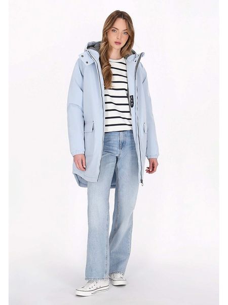 Schmuddelwedda Parka w kolorze błękitnym rozmiar: M. Niebieskie parki Schmuddelwedda, m, bez kaptura. Za 457.95 zł.