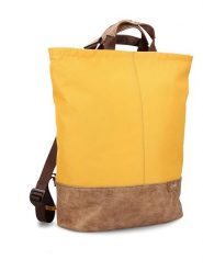 Zwei Torebka "Olli OR140" w kolorze żółto-jasnobrązowym - 36 x 38 x 14 cm rozmiar: onesize. Żółte torby na ramię Zwei, bez wzorów, z materiału, na ramię, bez dodatków. Za 226.24 zł.