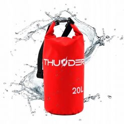 Worek wodoodporny plecak turystyczny sup torba na kajak 20L. Czerwone plecaki THUNDER, bez wzorów. Za 40.00 zł.