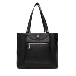 Torebka Beverly Hills Polo Club. Czarne torebki klasyczne Beverly Hills Polo Club, bez wzorów, bez dodatków. Za 229.99 zł.