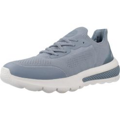 Kapcie GEOX D SPHERICA ACTIF A Niebieski. Niebieskie obuwie domowe Geox, bez wzorów, z tkaniny, bez zapięcia. Za 380.99 zł.