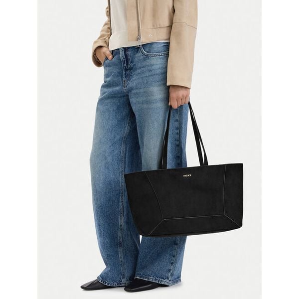 Torebka MEXX. Czarne shopper Mexx, bez wzorów, bez dodatków. Za 229.99 zł.