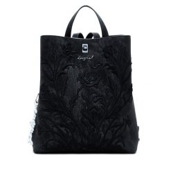 Torebka Desigual. Czarne torebki klasyczne Desigual, bez wzorów, bez dodatków. Za 429.99 zł.