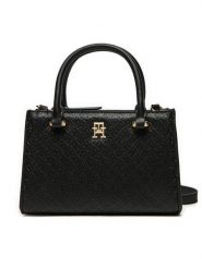 Tommy Hilfiger Torebka AW0AW16932 Czarny. Czarne torebki klasyczne TOMMY HILFIGER, bez wzorów, ze skóry, bez dodatków. Za 379.99 zł.
