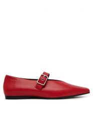 Vagabond Shoemakers Baleriny Wioletta 5701-201-48 Czerwony. Czerwone baleriny Vagabond Shoemakers, bez wzorów, ze skóry, bez obcasa. Za 319.99 zł.