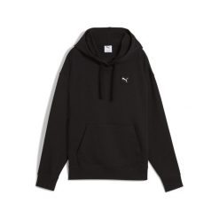 Damska wygodna bluza z kapturem ESS ELEVATED PUMA Black. Czarne bluzy sportowe Puma, l, z aplikacjami, prążkowane, z kapturem. Za 252.00 zł.