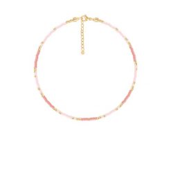 Bransoletka z koralowymi japońskimi koralikami Miyuki. Pomarańczowe bransoletki Lilou, ze stali. Za 169.00 zł.