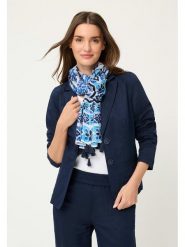 Olsen Szal w kolorze niebiesko-kremowym rozmiar: onesize. Brązowe szaliki Olsen, bez wzorów, z materiału. Za 55.95 zł.
