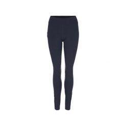 Damskie legginsy jeździeckie z pełną przyczepnością Equipage Finley. Niebieskie legginsy EQUIPAGE, s, bez wzorów, z podwyższonym stanem. Za 339.50 zł.