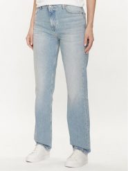 Mustang Jeansy Brooke 1013427 Niebieski Straight Fit. Niebieskie jeansy Mustang, bez wzorów. Za 449.99 zł.