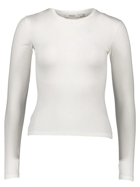 Pangaia Koszulka "365 Cotton-Stretch" w kolorze białym rozmiar: XL. Białe bluzki Pangaia, xl, bez wzorów, z bawełny, bez kołnierzyka, bez ramiączek. Za 52.42 zł.