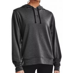 Bluza treningowa damska Under Armour Rival Terry Hoodie. Szare bluzy Under Armour, s, bez wzorów, z kapturem. Za 351.00 zł.