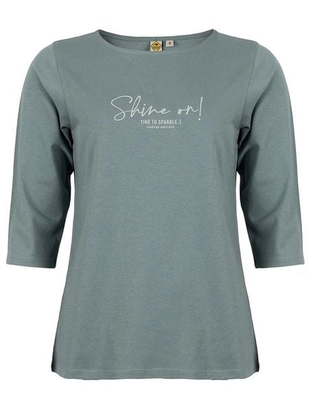 Roadsign Koszulka w kolorze zielonym rozmiar: S. Zielone bluzki Roadsign, s, bez wzorów, z bawełny, bez kołnierzyka, bez ramiączek. Za 30.34 zł.