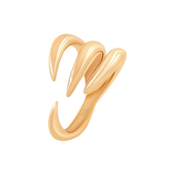 Pierścionek Forza pozłacany. Żółte pierścionki Lilou, pozłacane. Za 229.00 zł.