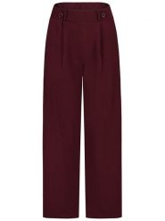 Sublevel Spodnie w kolorze bordowym rozmiar: S. Czerwone spodnie materiałowe Sublevel, na co dzień, s, bez wzorów, z materiału. Za 78.99 zł.