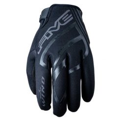Rękawice WB (WIATROWNICA) - CZARNE (czarne) - XXXL/13. Czarne rękawiczki FIVE GLOVES, bez wzorów, sportowe. Za 165.00 zł.