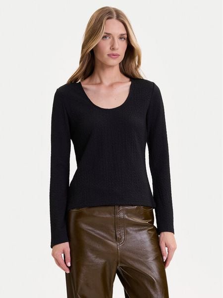 Vero Moda Bluzka Cille 10334657 Czarny Slim Fit. Czarne bluzki Vero Moda, xl, bez wzorów, z syntetyku, bez kołnierzyka, bez ramiączek. Za 59.99 zł.