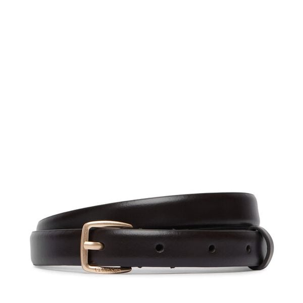 Pasek Calvin Klein. Brązowe paski Calvin Klein, bez wzorów. Za 169.99 zł.