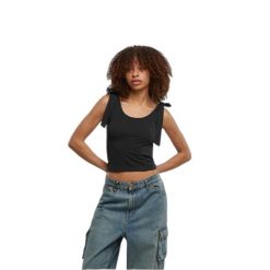 Top z jersey damski Urban Classics (x2). Białe topy Urban Classics, bez wzorów, z jersey, bez kołnierzyka, bez ramiączek. Za 191.00 zł.