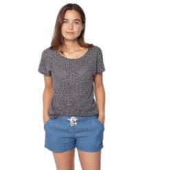 Koszulka damska Protest PRTMEGAN t-shirt. Czarne koszulki sportowe Protest, bez wzorów, bez ramiączek. W wyprzedaży za 111.99 zł.