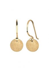 Elli Damskie kolczyki wiszące Geo Platelet Minimal Trend Matt ze srebra próby 925 Sterling Silver Kolczyki 1 ct. Szare kolczyki Elli, srebrne, na sztyftcie. Za 137.99 zł.