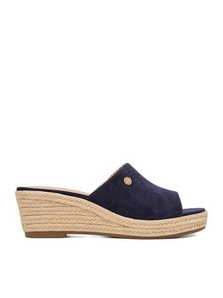 Beverly Hills Polo Club Klapki EO-R26SS03470 Granatowy. Niebieskie espadryle Beverly Hills Polo Club, bez wzorów, z materiału, bez obcasa. Za 124.99 zł.