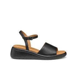 Damskie sandały na koturnie Geox Meliconia. Czarne sandały Converse, bez wzorów, z materiału, eleganckie, bez obcasa, na koturnie, bez zapięcia. Za 413.50 zł.