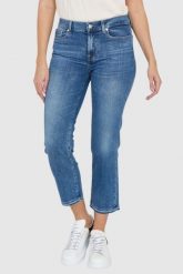 7 FOR ALL MANKIND Jasnoniebieskie jeansy THE STRAIGHT CROP SLIM ILLUSION Stride. Niebieskie jeansy 7 for all mankind, s, bez wzorów. W wyprzedaży za 480.00 zł.