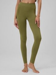 4F Legginsy sportowe w kolorze khaki rozmiar: M/L. Brązowe legginsy 4f, l, bez wzorów, z materiału. Za 68.95 zł.