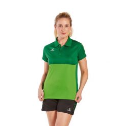 Damska koszulka polo Erima Six Wings. Zielone koszulki polo Erima, l, bez wzorów, z materiału, bez kołnierzyka, bez ramiączek. Za 179.50 zł.