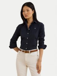 LAUREN RALPH LAUREN Koszula Easy Care Point Collar 200684553003 Granatowy Regular Fit. Niebieskie koszule Lauren Ralph Lauren, s, bez wzorów, z syntetyku, bez kołnierzyka, bez ramiączek. Za 579.99 zł.