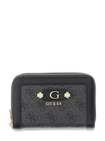 Guess Portfel Lindsey Slg SWSG97 49164 Szary ciemny. Szare portfele Guess, z aplikacjami, ze skóry. Za 264.99 zł.