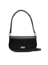Tommy Hilfiger Torebka Iconic Leather Crossover AW0AW18204 Czarny. Czarne torebki klasyczne TOMMY HILFIGER, bez wzorów, ze skóry, bez dodatków. Za 1,099.00 zł.