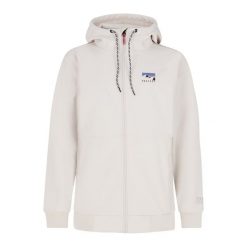 Kurtka narciarska z kapturem dla kobiet Protest Kym. Białe kurtki narciarskie Protest, bez wzorów, z materiału, z kapturem, narciarskie. Za 491.30 zł.