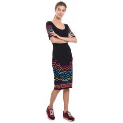 Desigual Sukienka Damska Gratia M Czarny. Sukienki Desigual. W wyprzedaży za 377.00 zł.