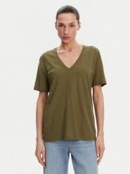 ACCESS FASHION T-Shirt 53-2148-611 Zielony Regular Fit. Zielone t-shirty ACCESS FASHION, xs, bez wzorów, z bawełny, bez kołnierzyka, bez ramiączek. Za 159.99 zł.