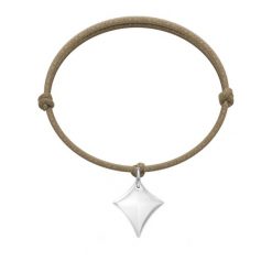 Bransoletka FREEDOM w kolorze jasne cappucino posrebrzana. Bransoletki Lilou, posrebrzane. Za 119.00 zł.