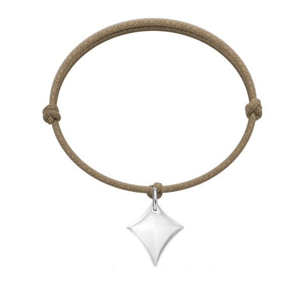 Bransoletka FREEDOM w kolorze jasne cappucino posrebrzana. Bransoletki Lilou, posrebrzane. Za 119.00 zł.