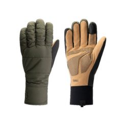 Rękawice zimowe BBB Cycling PufferShield. Zielone rękawiczki BBB CYCLING, bez wzorów, sportowe. Za 263.50 zł.
