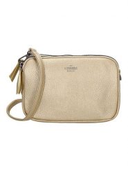 Charm Torebka "New York" w kolorze złotym - 21 x 14 x 8 cm rozmiar: onesize. Żółte torby na ramię Charm, bez wzorów, z materiału, na ramię, bez dodatków. Za 78.99 zł.