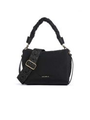 COCCINELLE Skórzana torebka w kolorze czarnym - 23 x 12,10 x 18 cm rozmiar: onesize. Czarne torby na ramię Coccinelle, bez wzorów, z materiału, przez ramię, bez dodatków. Za 894.14 zł.
