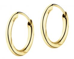 Złote kolczyki - koła. Żółte kolczyki Apart, złote. Za 369.00 zł.