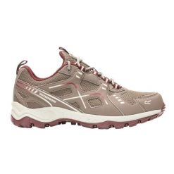 Damskie buty do chodzenia Vendeavour. Brązowe trekkingi Regatta, z materiału, trekkingowe. Za 240.00 zł.
