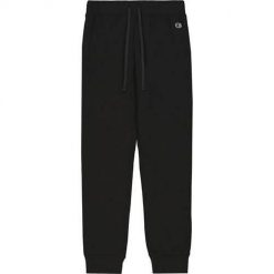 Spodnie sportowe damskie Champion Rib Cuff. Czarne spodnie narciarskie Champion, m, z aplikacjami, z bawełny, narciarskie. Za 150.99 zł.