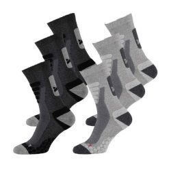 Skarpety turystyczne Xtreme 6-pack Multi szary. Szare skarpety XTREME SOCKSWEAR, bez wzorów. Za 194.99 zł.