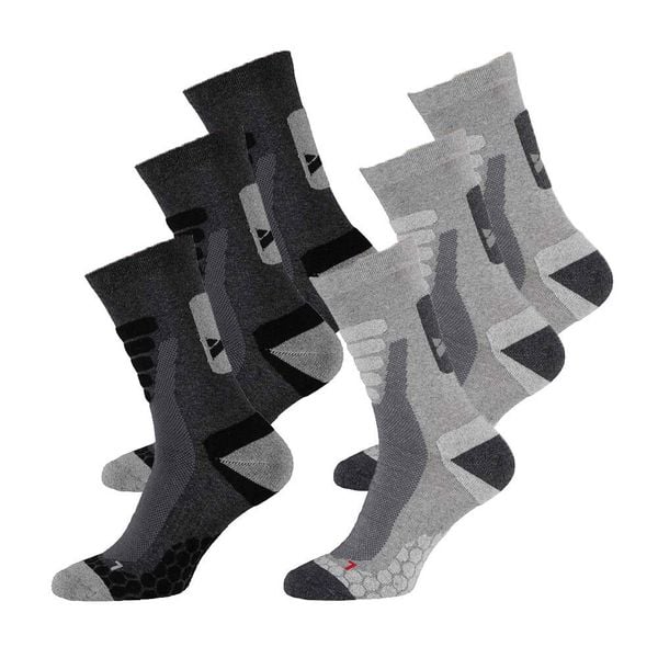 Skarpety turystyczne Xtreme 6-pack Multi szary. Szare skarpety XTREME SOCKSWEAR, bez wzorów. W wyprzedaży za 199.60 zł.