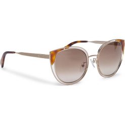 Okulary przeciwsłoneczne FURLA - Rea 995057 D 246F MT0 Havana 003. Brązowe okulary przeciwsłoneczne Furla, bez wzorów, z tworzywa sztucznego. W wyprzedaży za 499.00 zł.